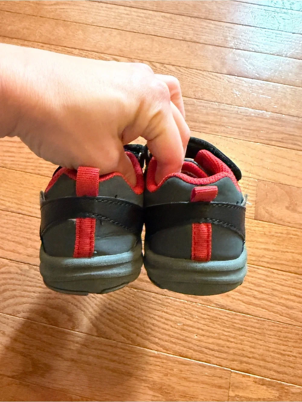 OshKosh Kids Red and Black Boys Athletic Shoes